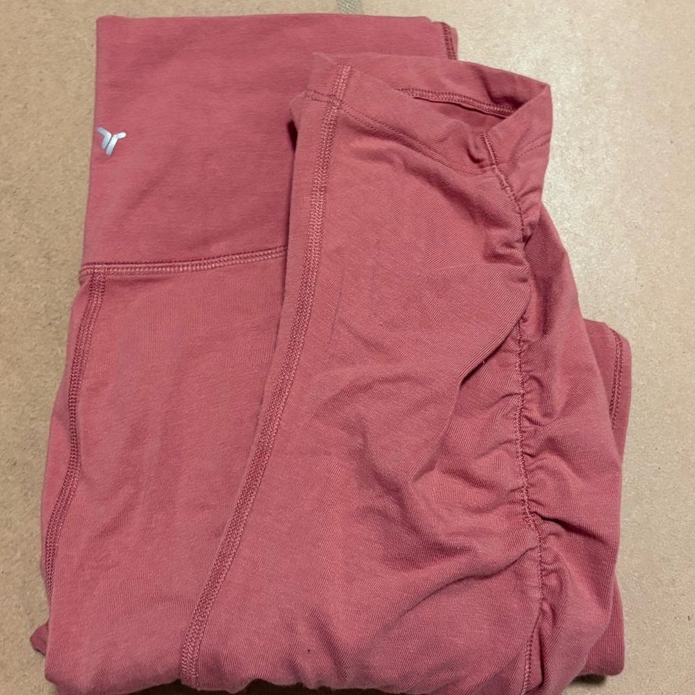 Old Navy Pink Leggings Soft Cotton Blend